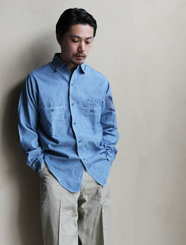 MATIN » Blog Archive » ~50s US NAVY CHAMBRAY SHIRTS MADE BY DOUBLE 