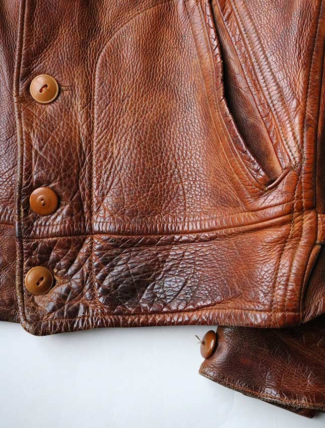 MATIN » Blog Archive » ~30s UNKNOWN LEATHER COSSACK JACKET SIZE