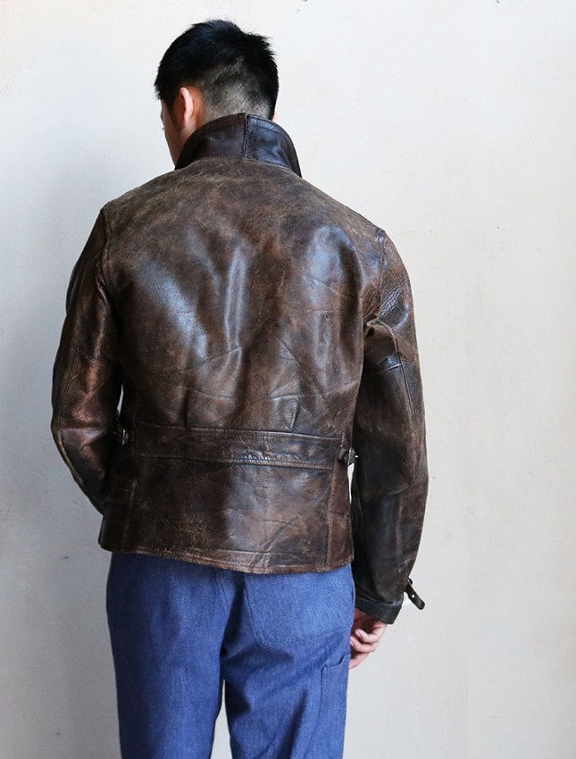 MATIN » Blog Archive » 40s UNKNOWN LEATHER SPORTS JACKET WITH BALL 